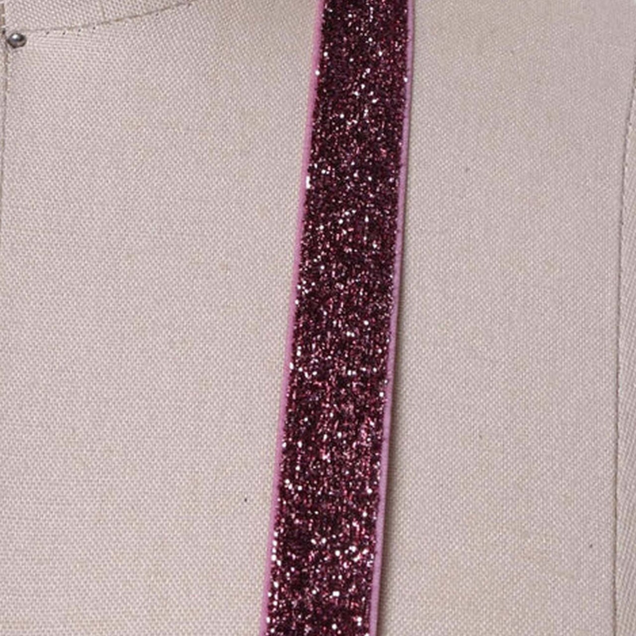 2 Yards Mauve Pink Glitter Elastic Trim 5/8" Stretchy Ribbon for Headbands & Crafts